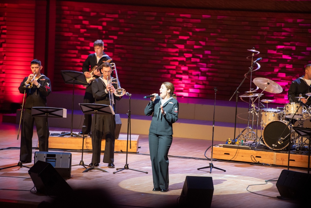 U.S. Navy 7th Fleet Band performs at ....