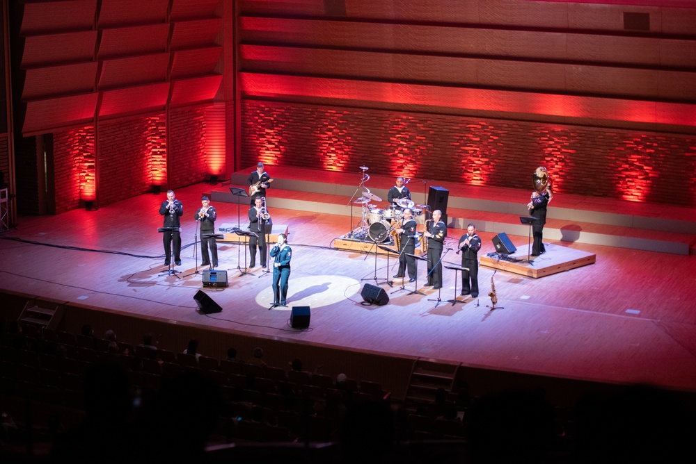 U.S. Navy 7th Fleet Band performs at ....