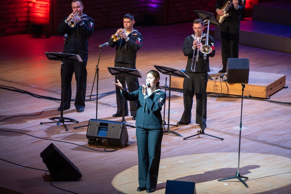 U.S. Navy 7th Fleet Band performs at ....