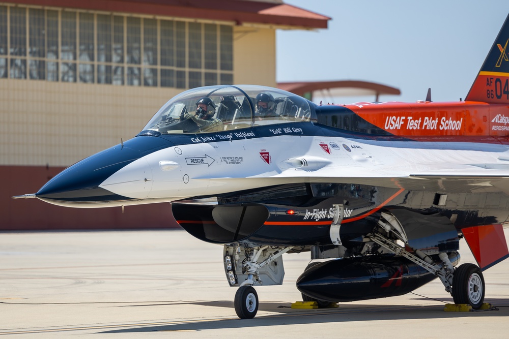 AF Secretary Kendall experiences VISTA of future flight test at Edwards