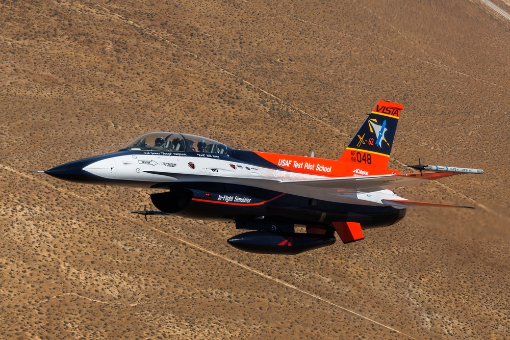 SECAF visits Edwards, flies in X-62 VISTA
