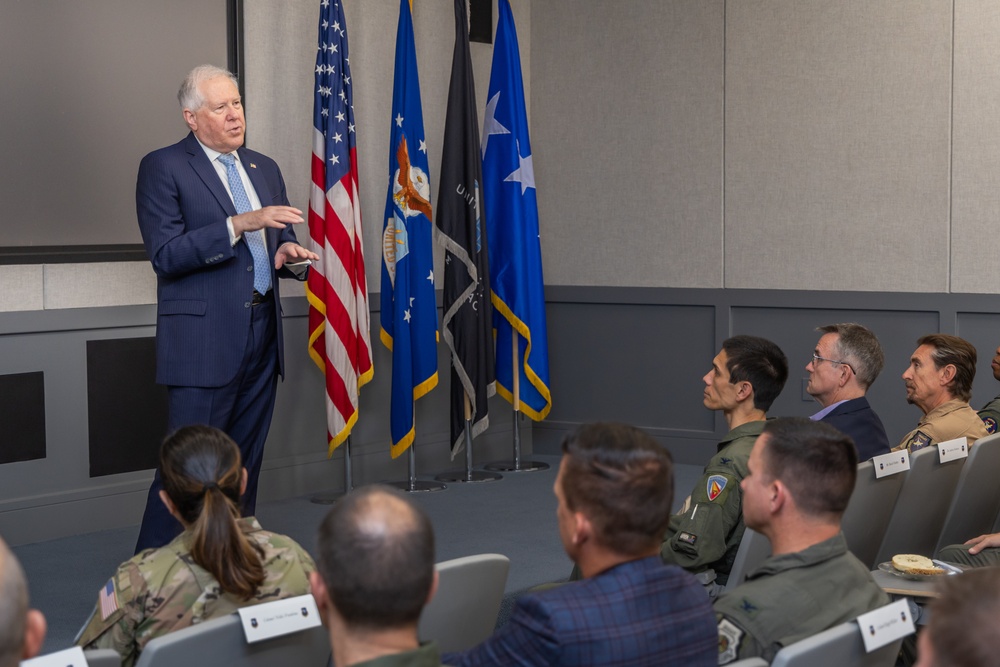 AF Secretary Kendall experiences VISTA of future flight test at Edwards