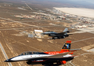 AF Secretary Kendall experiences VISTA of future flight test at Edwards
