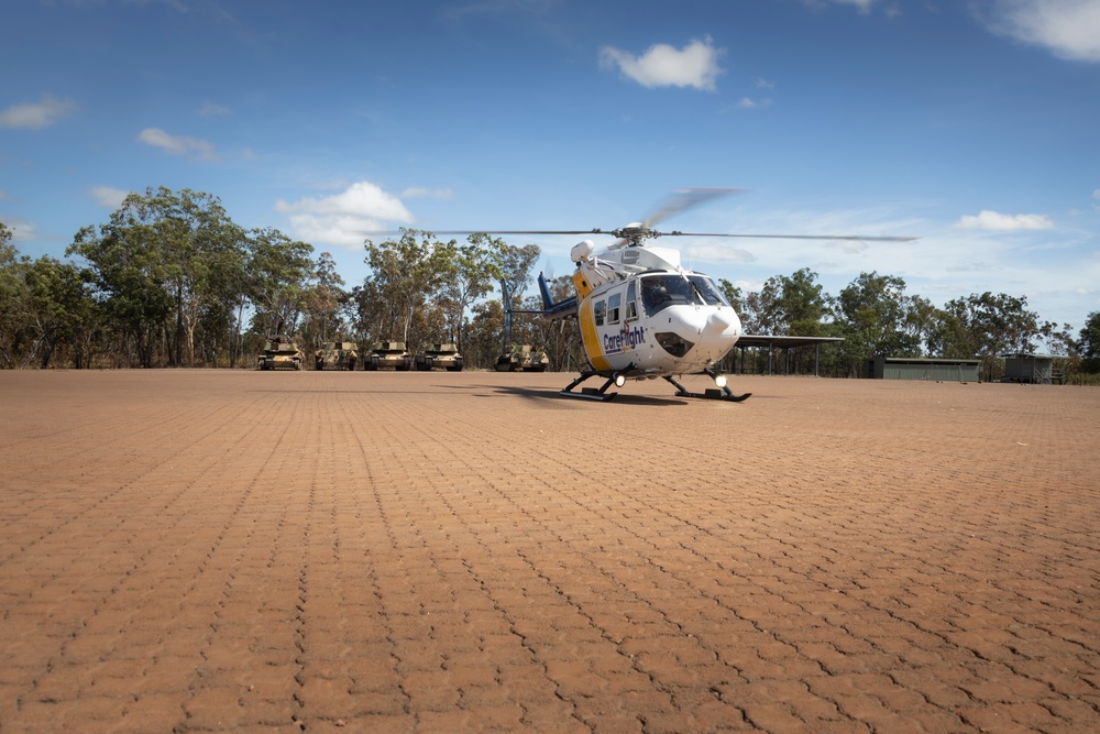 MRF-D 24.3: Navy Corpsmen, CareFlight Australia personnel rehearse casualty evacuations