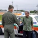 Members of the Ministry of Foreign Affairs of Japan tour MV-22B Osprey aircraft, simulator