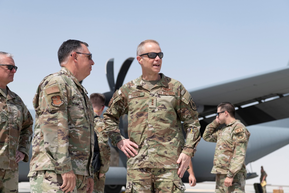 AFCENT Commander visits 380th AEW