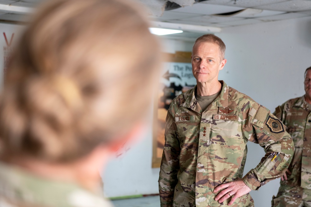 AFCENT Commander visits 380th AEW