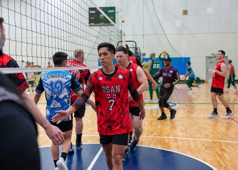 Osan varsity volleyball competes at INDOPACOM tournament