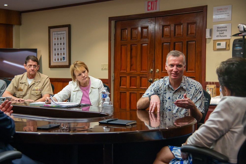 Under Secretary of the Navy Erik Raven Visits Guam Governors Office
