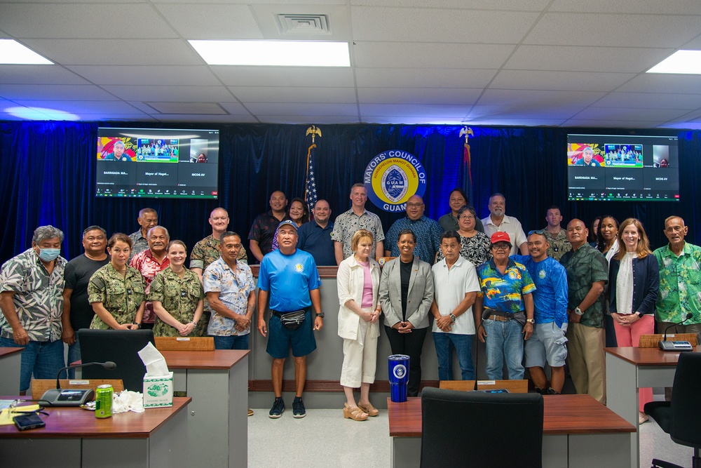 Under Secretary of the Navy Erik Raven Visits the Mayors' Council of Guam
