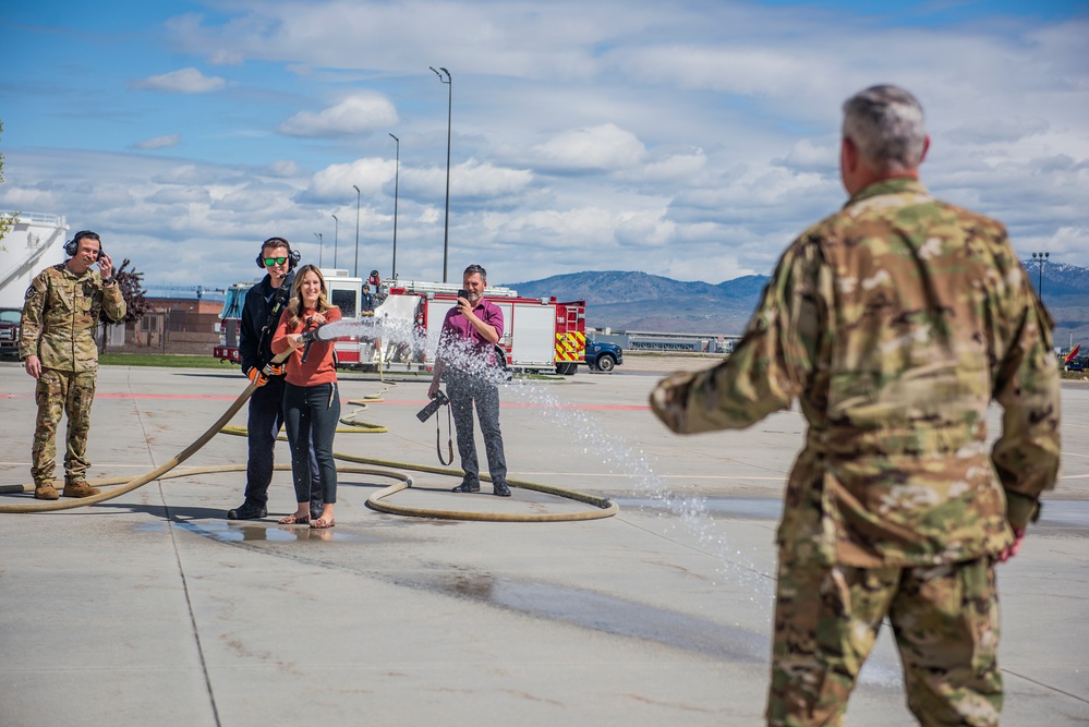 Idaho’s adjutant general conducts his final flight nearing retirement