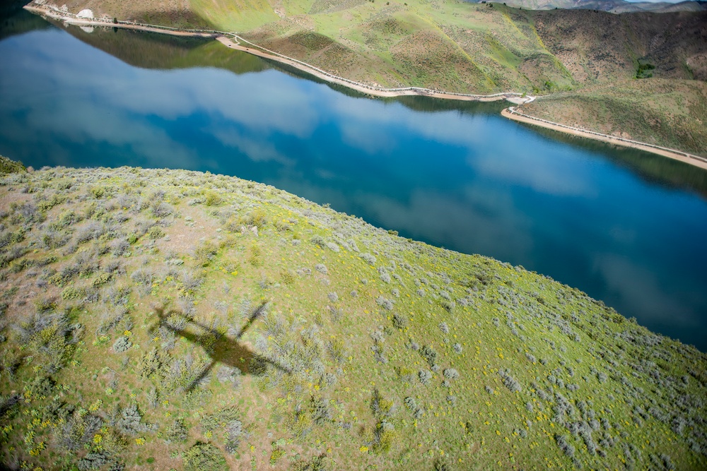 Idaho’s adjutant general conducts his final flight nearing retirement