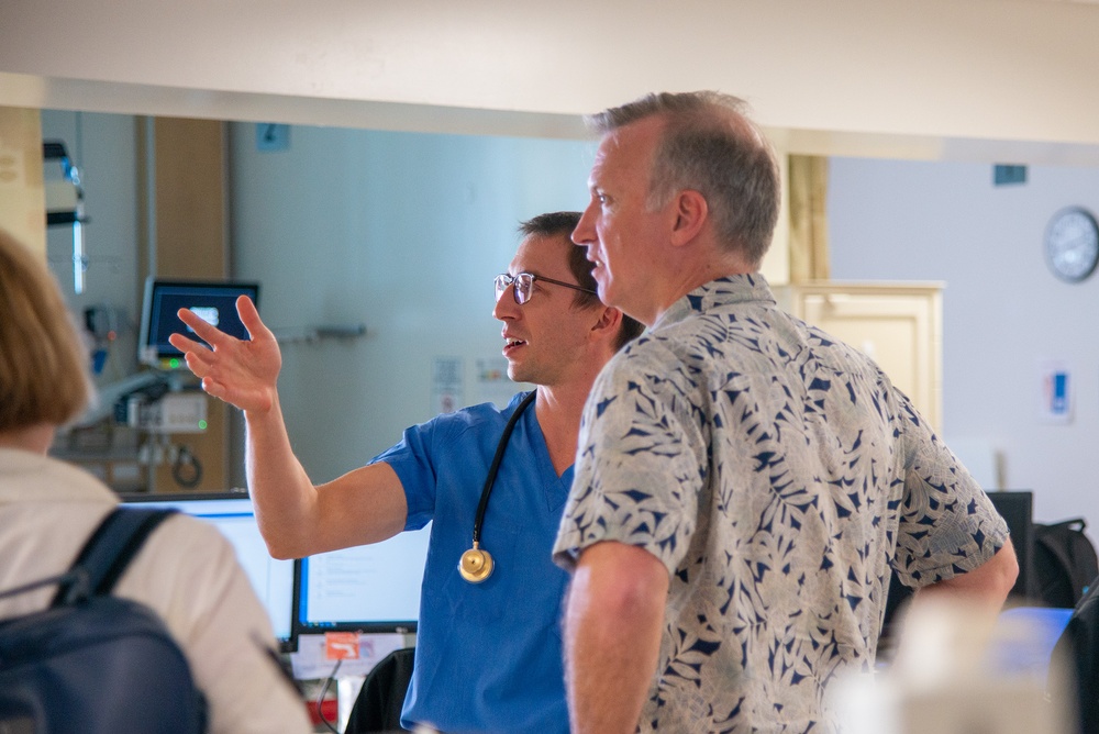 Under Secretary of the Navy Erik Raven Visits U.S. Naval Hospital Guam