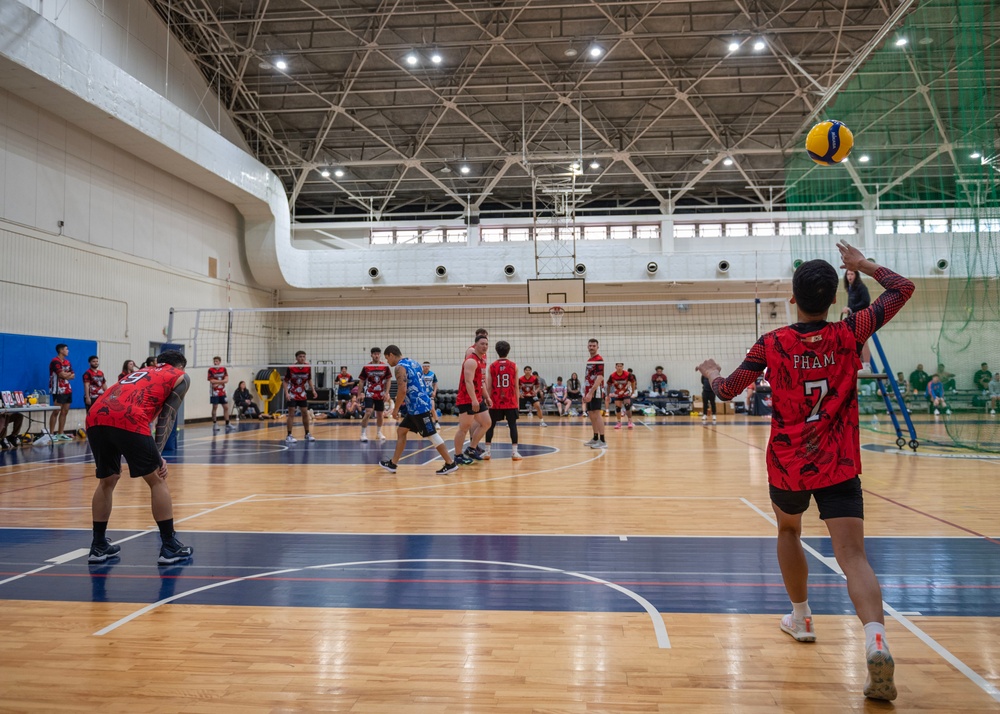 Osan varsity volleyball competes at INDOPACOM tournament