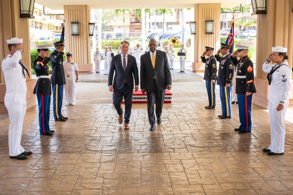 USINDOPACOM welcomes Australian Deputy Prime Minister