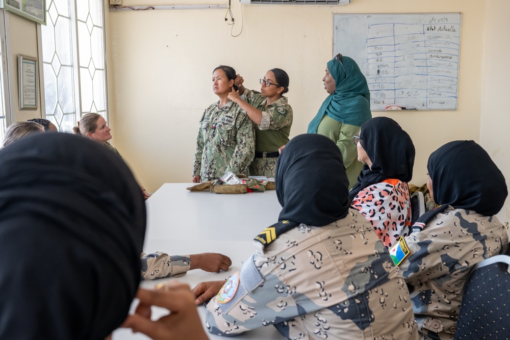 MSRON 10 and Djiboutian Coast Guard Servicewomen Participate in Second Sea Sisters Event