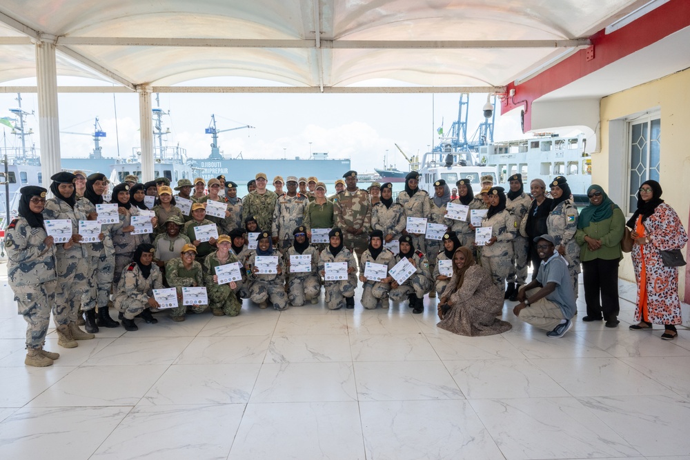 MSRON 10 and Djiboutian Coast Guard Servicewomen Participate in Second Sea Sisters Event