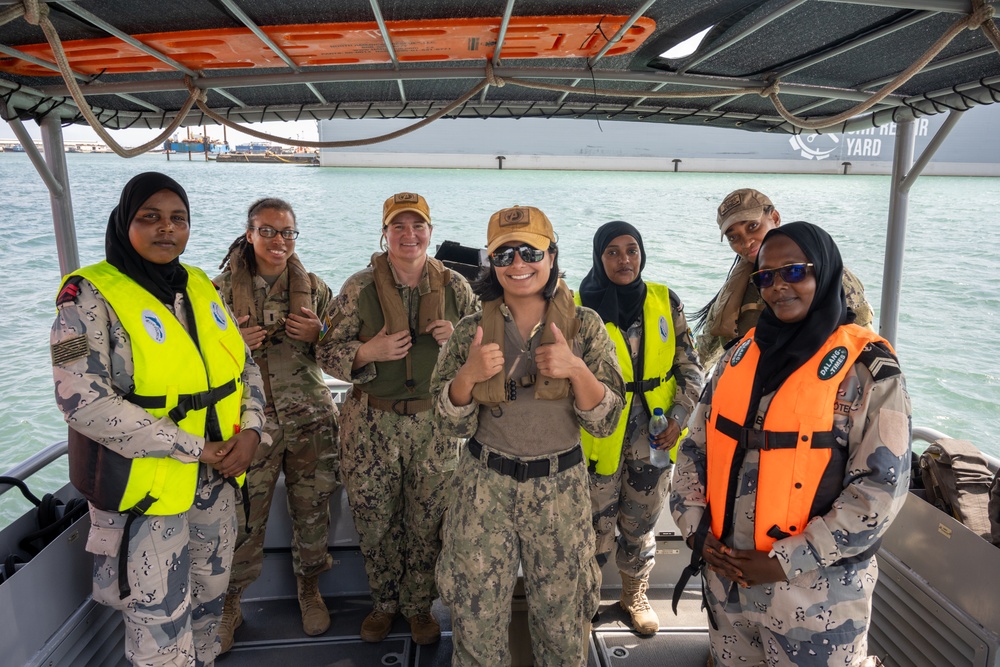 MSRON 10 and Djiboutian Coast Guard Servicewomen Participate in Second Sea Sisters Event