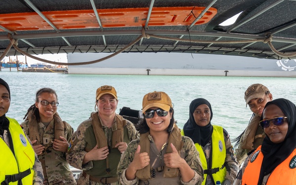 MSRON 10 and Djiboutian Coast Guard Servicewomen Participate in Second Sea Sisters Event