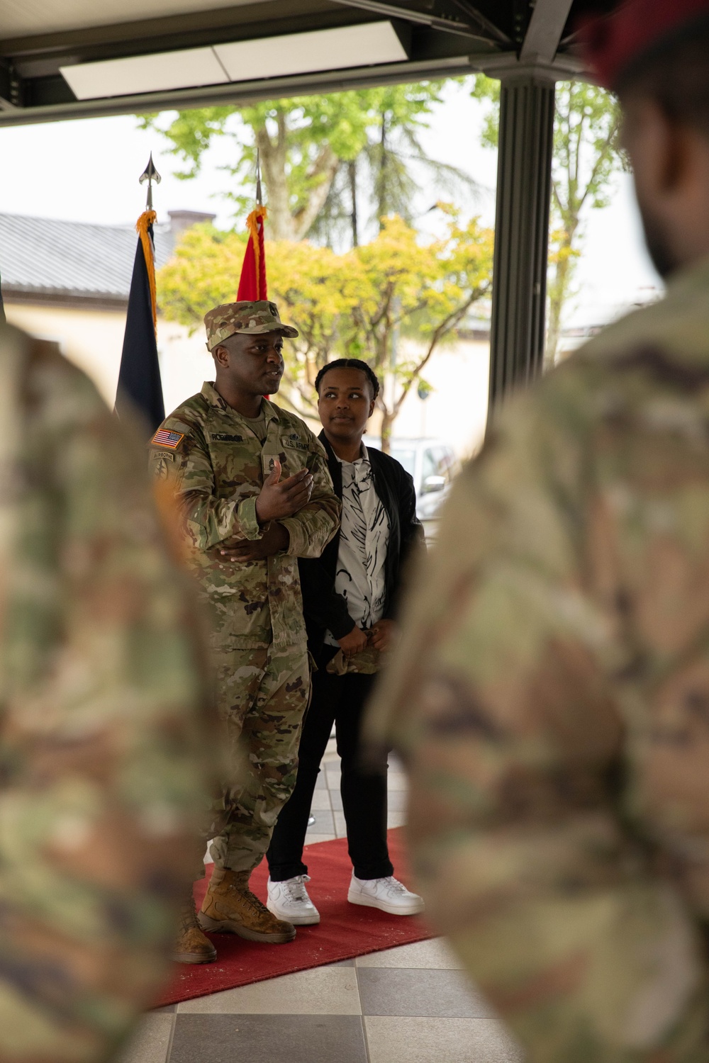 Sgt. 1st Class Terry Robinson promotes to Master Sergeant