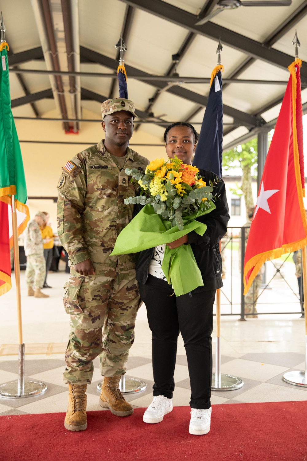 Sgt. 1st Class Terry Robinson promotes to Master Sergeant