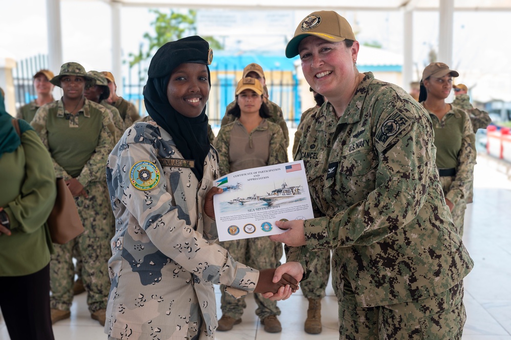 MSRON 10 and Djiboutian Coast Guard Servicewomen Participate in Second Sea Sisters Event