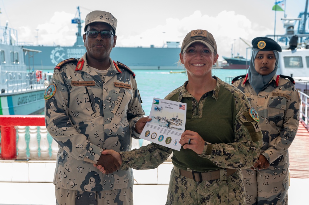 MSRON 10 and Djiboutian Coast Guard Servicewomen Participate in Second Sea Sisters Event