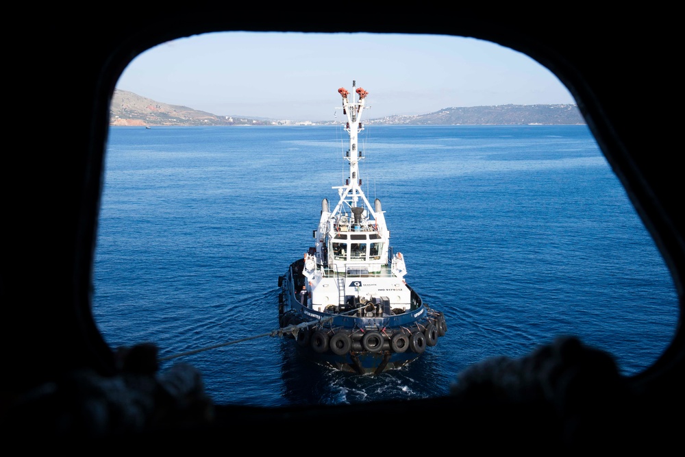 USS Dwight D. Eisenhower (CVN 69) Arrives in Souda Bay, Greece