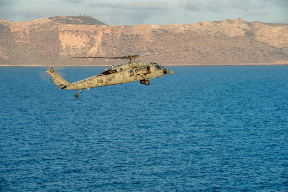 USS Dwight D. Eisenhower (CVN 69) Arrives in Souda Bay, Greece