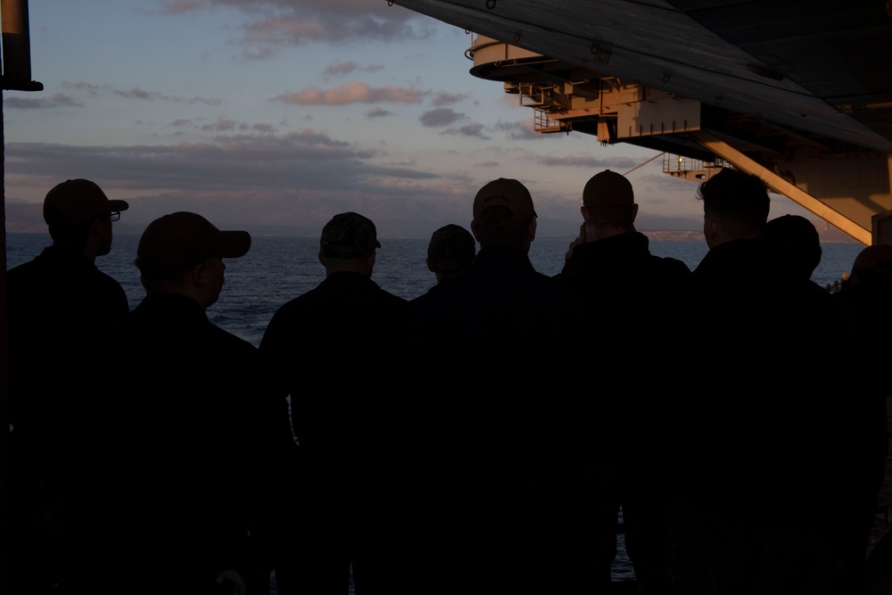 USS Dwight D. Eisenhower Visits Souda Bay Greece