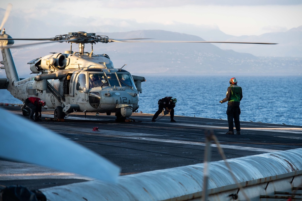 USS Dwight D. Eisenhower Visits Souda Bay Greece