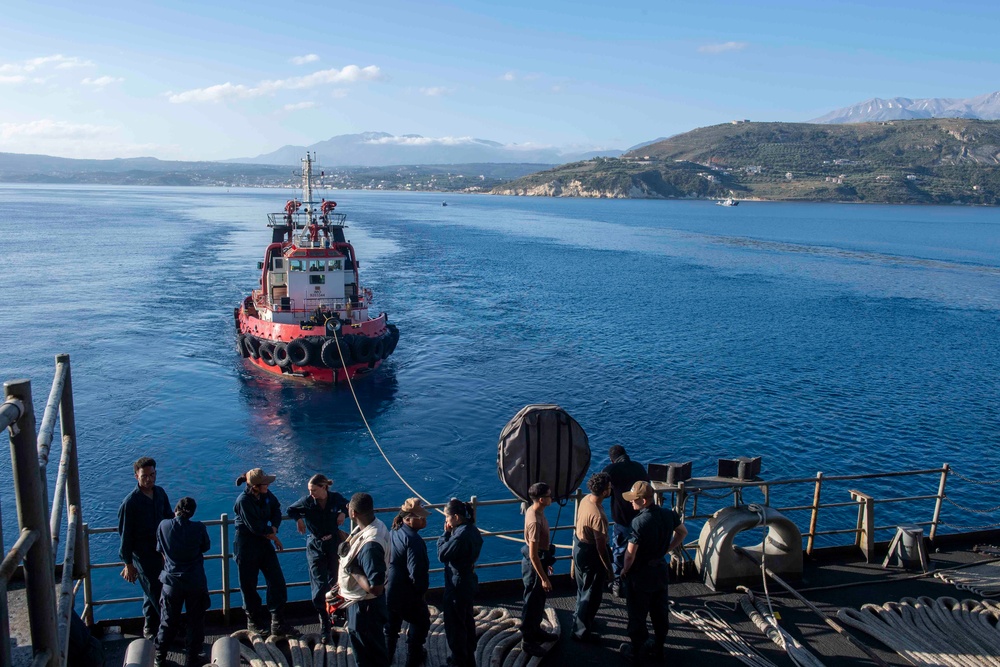 USS Dwight D. Eisenhower Visits Souda Bay Greece