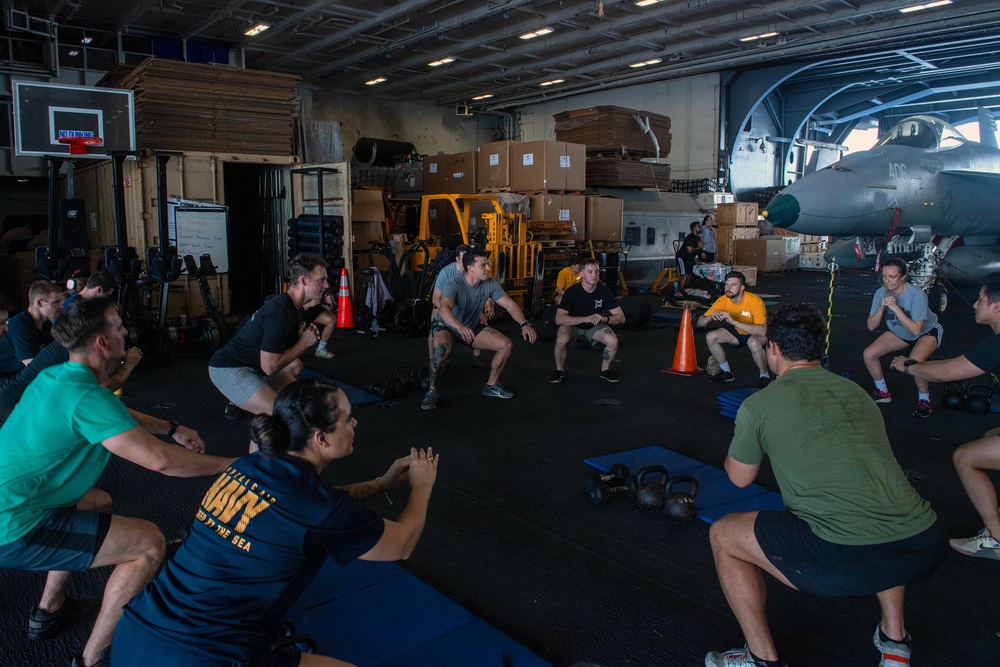 EODMU-3 Honors Fallen EOD Sailor with Physical Training Session