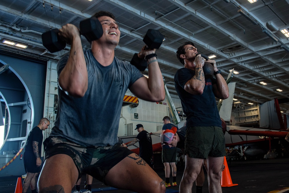 EODMU-3 Honors Fallen EOD Sailor with Physical Training Session