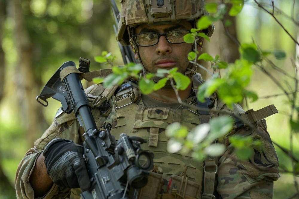 1-91 CAV, 173rd AB live fire exercise