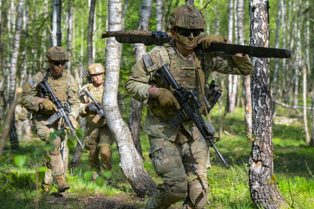 1-91 CAV, 173rd AB live fire exercise