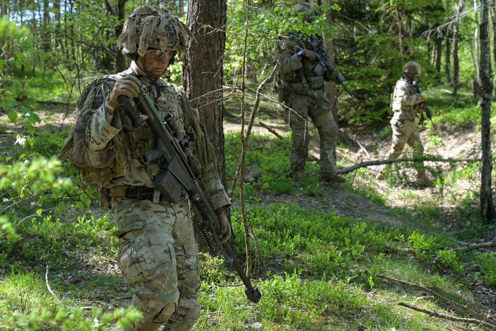 1-91 CAV, 173rd AB live fire exercise