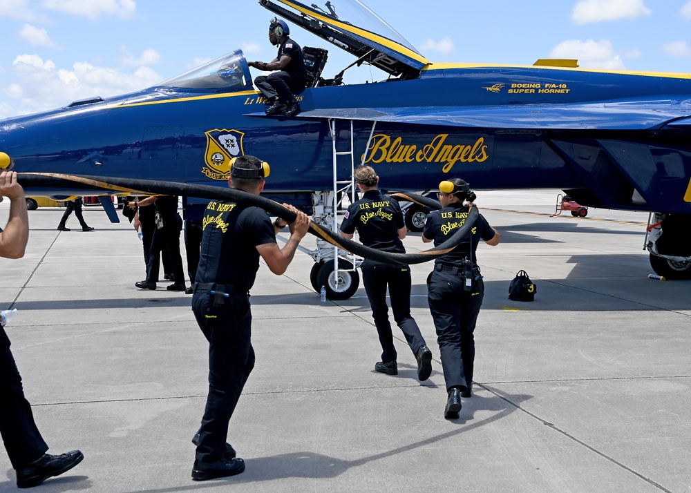 Blue Angels Perform in Vero Beach, Florida at the Vero Beach Air Show