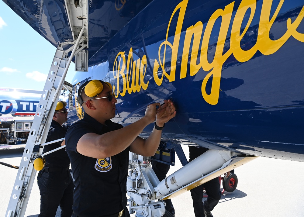 Blue Angels Perform in Vero Beach, Florida at the Vero Beach Air Show