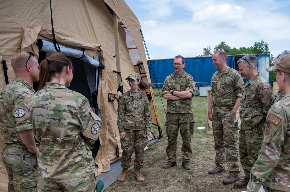 U.S. Air Force medical personnel prepare for Vigorous Warrior 24