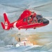 US Coast Guard Art Program 2001 Collection, Object Id # 200153, "Rescue off Long Island," James Dykeman