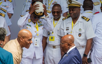 General Langley meets Ghanaian President