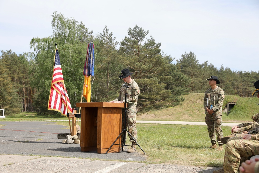 Echo Troop Task Force Saber Change of Command Ceremony