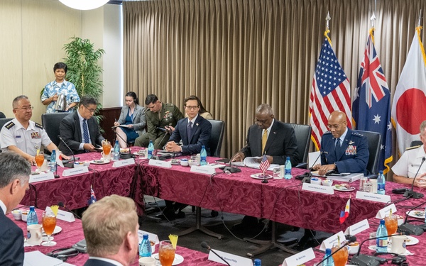 US, Aus, Phil, Japan multilateral exchange