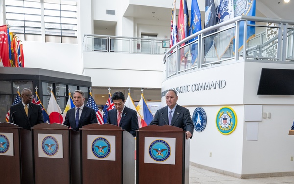 US, Aus, Phil, Japan multilateral press briefing