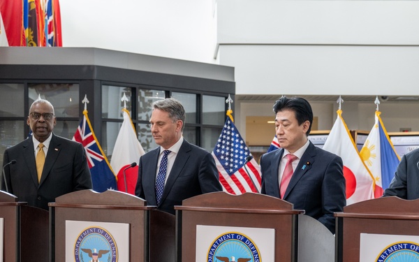 US, Aus, Phil, Japan multilateral press briefing