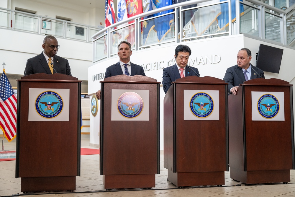 US, Aus, Phil, Japan multilateral press briefing