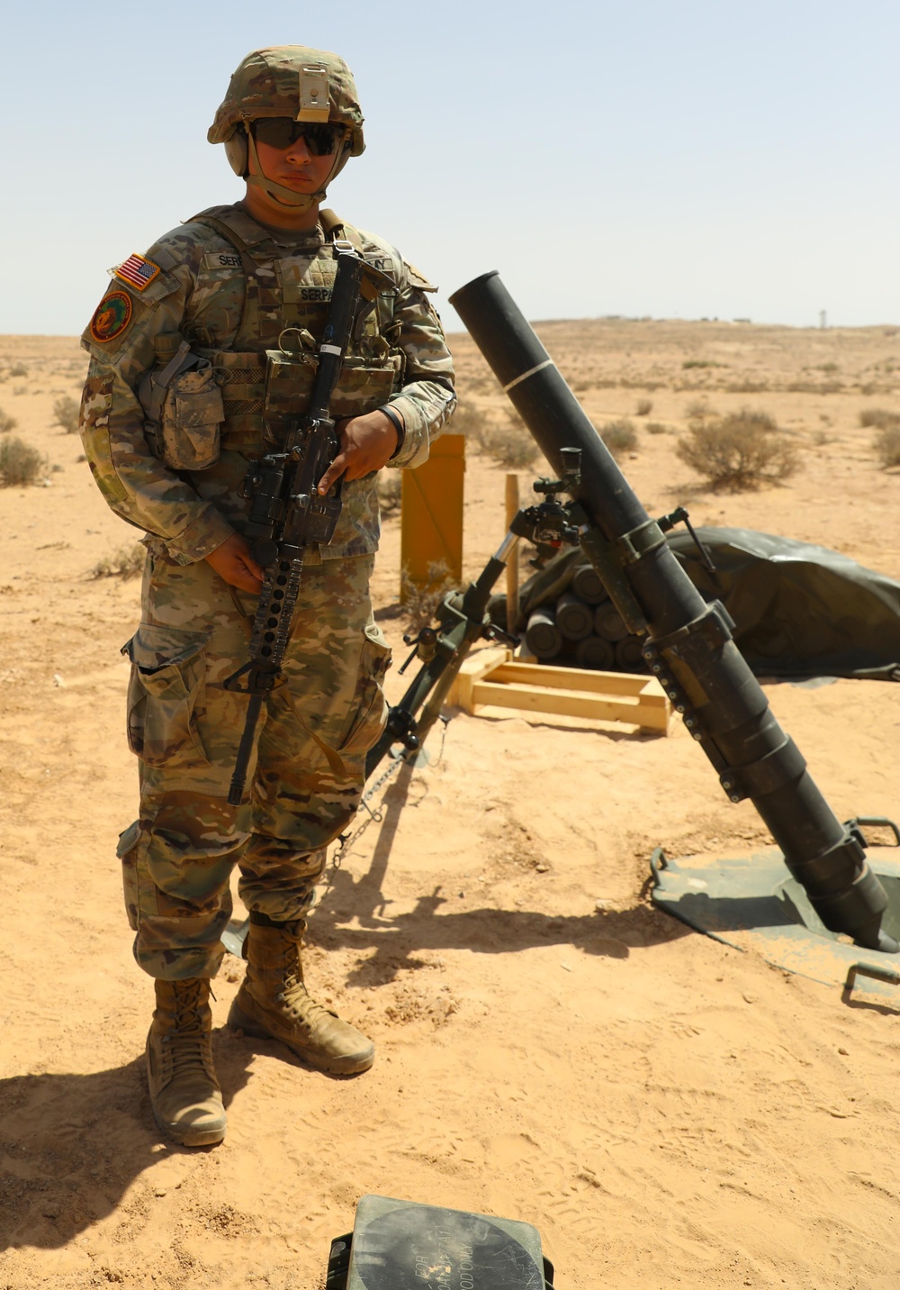 African Lion 2024 features 1st Battalion, 175th Infantry Regiment, at the mortar range