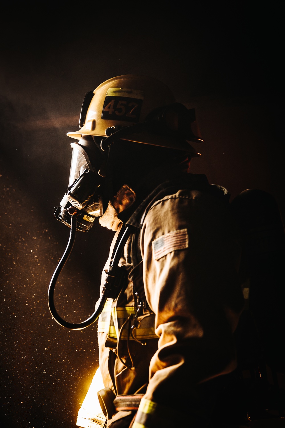 The Combat Center Firefighters conduct routine training to maintain readiness