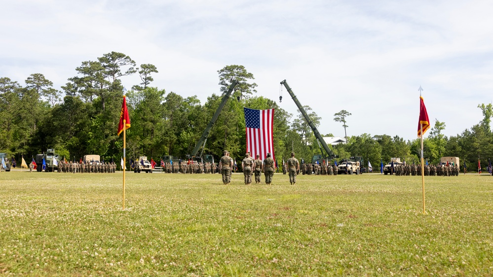 Combat Logistics Battalion 26 Change of Command